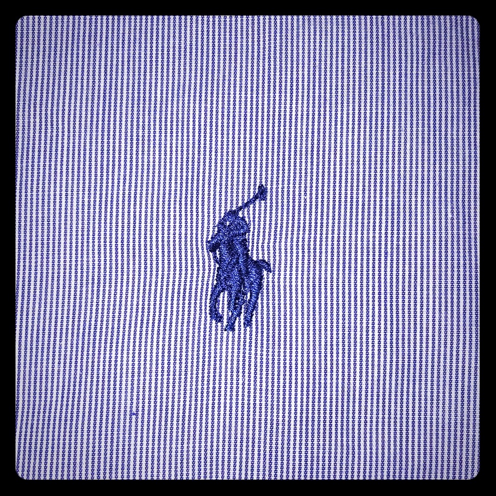 DONATED - Polo Blue Pinstripe Dress Shirt